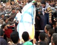 المدن المصرية شهدت تظاهرات عارمةتضامنا مع أهل غزة (الجزيرة نت)