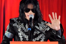 epa : epa01656170 US pop star Michael Jackson addresses to media during a press conference at the O2 Arena, 05 March 2009, in London, Britain. US popstar Michel Jackson