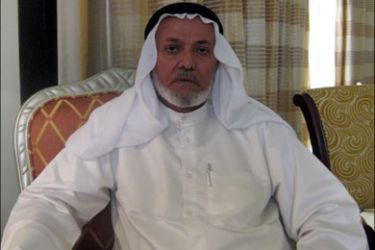 الشيخ حارث الضاري الأمين العام لهيئة علماء المسلمين بالعراق خلال مقابلة مع الجزيرة نت - الدوحة 18 نوفمبر 2009