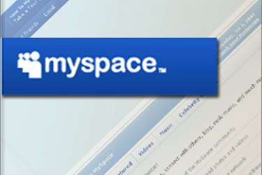 تصميم لموقع myspace