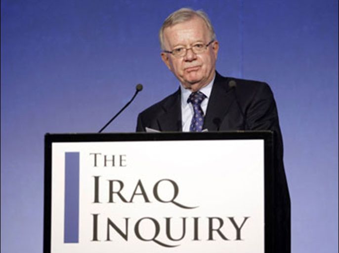 afp : John Chilcot, the Chairman of the Iraq Inquiry, outlines the terms of reference for the inquiry and explains the panel's approach to its work during a news conference in London, on