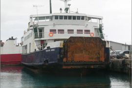 This undated photo provided on August 6, 2009 by the Matangi Tonga Online shows the MV Princess Ashika ferry in Nuku'alofa.