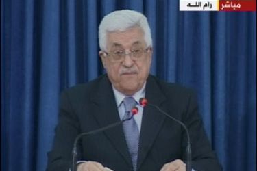 مؤتمر صحفي للرئيس الفلسطيني محمود عباس