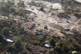 This aerial photo taken on September 30, 2009 shows the devastation in Niuatoputapu, Hihifo, Tongo, caused by a tsunami generated by an earthquake in nearby Samoa.