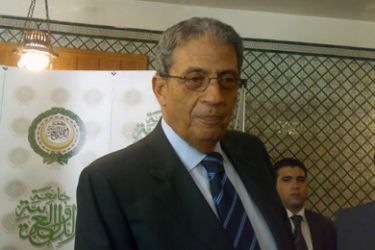 عمرو موسى الامين العام للجامعة العربية