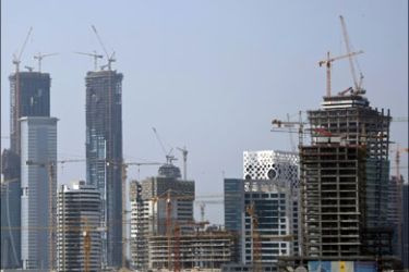 afp : A general view shows Dubai's Business Bay, still under construction, on November 27, 2009. The government of Dubai rocked financial markets on November 26 when it said