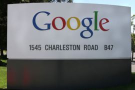 (FILES): This 05 June 2005 file photo shows the logo of internet search engine company Google at their headquarters in Mountain View in Silicon Valley, south of San Francisco. Google on December 7, 2009 began adding real time results to its search engine, channeling feeds from Facebook, MySpace, Twitter and other fresh content into responses to queries.