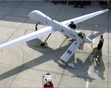طائرة أميركية بدون طيار من طراز بريداتور (رويترز)