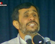 الرئيس الإيراني أحمدي نجاد كان هدفا لانتقادات المتظاهرين (الفرنسية)