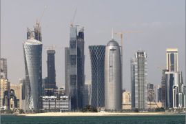 A general view of Doha city with buildings under construction December 3, 2009. REUTERS/Fadi Al-Assaad (QATAR CITYSCAPE BUSINESS)