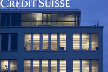 epa01906082 (FILE) Company nameplate of Credit Suisse bank on a building in the Brunau district of Zurich, Switzerland, pictured on 09 December