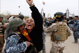 r_Iraqi security forces prevent Iranian families from meeting Camp Ashraf residents in Diyala province, north of Baghdad, February 16, 2010.