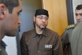 عبد الله البرغوثي في قاعة المحكمة الإسرائيلية