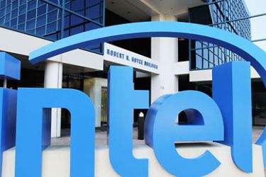 SANTA CLARA, CA - AUGUST 19: The Intel logo is displayed outside of an Intel office August 19, 2010 in Santa Clara, California. Intel announed today that it plans to buy security software maker McAfee for a reported $7.68 billion.