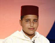 الطفل المغربي محمد الدويك فاز بالمركز الأول وبجائزة قيمتها مائة ألف ريال قطري (الجزيرة)