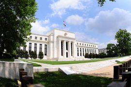 The US Federal Reserve building is seen on July 30, 2009 in Washington, DC. Stock futures traded in a tight range September 21, 2010 as investors wait to see if the Federal Reserve might take actions to stimulate the ecoonmy.