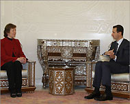 الأسد التقى وفد الحكماء (الفرنسية)