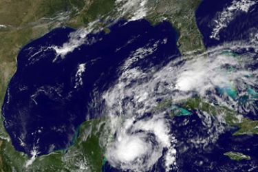 satellite image shows Hurricane Paula