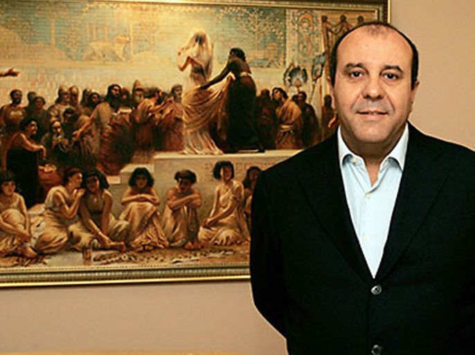 CEO of Carthago airlines and brother of fallen veteran leader Zine El Abidine Ben Ali's wife poses in his office in Tunis in September 2010. Belhassen is sought by Tunisian authorities for abuse of power and fraud.
