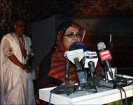 وزيرة الثقافة الموريتانية سيسى بنت بيدية  دعت إلى جعل الثقافة وسيلة للنهضة 