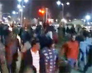 أنصار القذافي خرجوا في مظاهرة دعم له   (من فيسبوك)