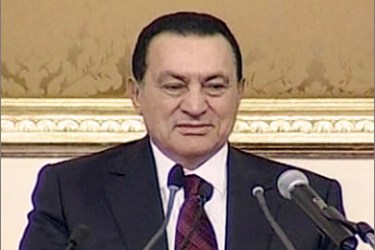 الرئيس المصري السابق / محمد حسني مبارك - الجزيرة