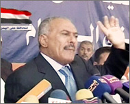 واشنطن دعت المعارضة إلى التجاوب مع مبادرة علي عبد الله صالح (الجزيرة)