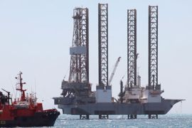 منصات لحفر الطاقة قبالة السواحل المصرية (الأوروبية)