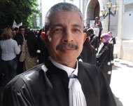 الماجري طالب بحل المجلس لأن أغلب قضاته موالون للنظام السابق (الجزيرة نت)