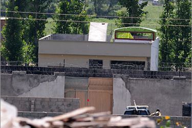 tani soldiers stand guard outside the hideout house of Al-Qaeda leader Osama bin Laden following his death by US Special Forces in a ground operation in Abbottabad on May 7, 2011. The administration of US President Barack Obama
