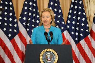 epa02741911 US Secretary of State Hillary Clinton