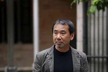 epa Japanese writer Haruki Murakami is seen shortly before addressing a press conference in Barcelona, northeastern Spain, 08 June 2011