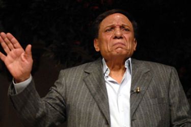 epa Egyptian actor and UNHCR goodwill ambassador Adel Imam during a protest against the killing of Egyptian soldier Ahmed Shaaban, Cairo, Egypt, late 09 January 2010.