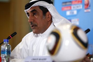 epa01958522 United Arab Emirates FA President, Mohammed Khalfan Al-Rumaithi