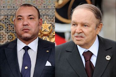epa02849002 Morocco's king Mohamed & epa02754661 Algerian President Abdelaziz Bouteflika