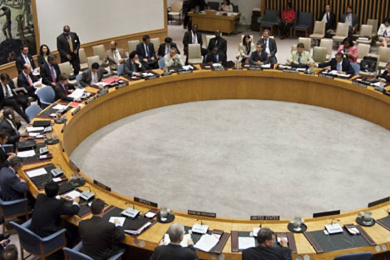The United Nations Security Council meets to discuss the admission of South Sudan into the United Nations at the UN on July 11, 2011 in New York