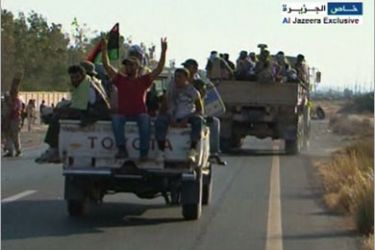 الثوار الليبيون يعلنون دخول طرابلس