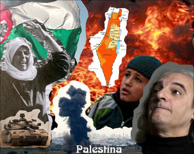 ملصق لملف القصائد المهداة من الشاعر خورخي بالما إلى فلسطين 