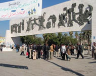 نصب الحرية الذي أنجزه جواد سليم يعد من أهم معالم العاصمة العراقية بغداد (الجزيرة)