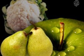 فوائد التفاح الأخضر والفواكه والخضار ذات اللب الأبيض