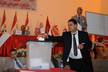سعد مالح امين سر نادي الحدود خلال الانتخابات