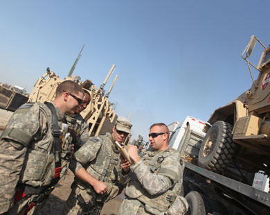 القوات الأميركية تكبدت خسائر فادحة في الحرب على العراق (الفرنسية)