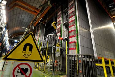 a view of the Oscillation Project with Emulsion-Racking Apparatus detector (OPERA) at the Gran Sasso National Laboratory (LNGS) located under the Gran Sasso mountain. A fiercely contested experiment that appears to show the accepted speed limit of the Universe can be broken has yielded the same results in a re-run, European physicists said on November 18, 2011. The neutrinos had been measured along a 732-kilometre (454-mile) trajectory..