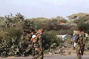 جنود إثيوبيون في طريق عودتهم إلى بلادهم