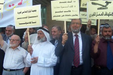 احتجاجات سابقة للاخوان على مصادرة الجمعية