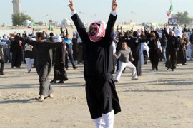 Stateless Arabs, known as bidoons, protest to demand citizenship and other basic rights in Jahra, 50 kms (31 miles) northwest of Kuwait City, on December 19, 2011