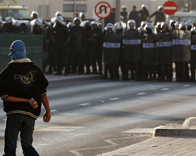 سلطات الأمن البحرينية اتخذت إجراءات إضافية للحد من الاحتجاجات المتوقعة (رويترز-أرشيف)