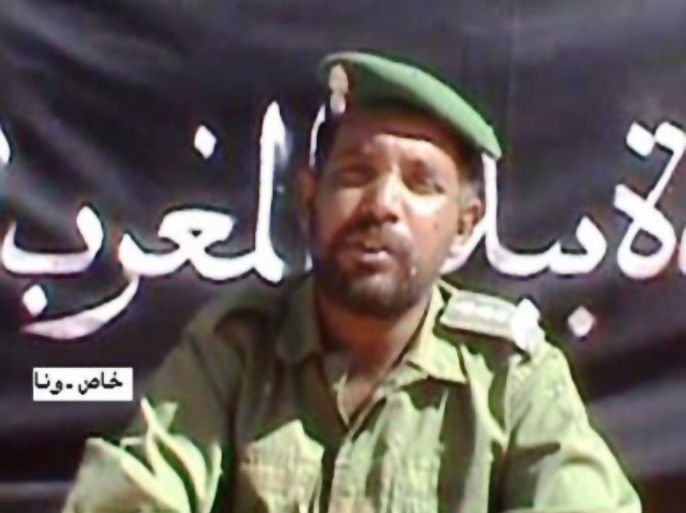 صورة من الدركي وهو يناشد السلطات وذويه -كما ظهرت في الفيديو الذي بثته وكالة نواكشوط للأنباء -ونا.