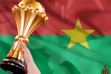 علم بوركيناا فاسو وكأس أمم أفريقيا