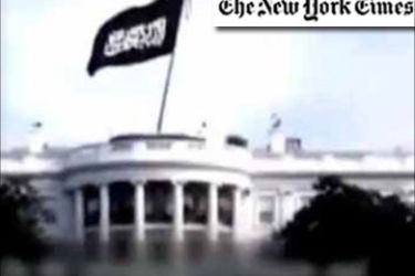 An Islamic flag atop the White House in “The Third Jihad.”